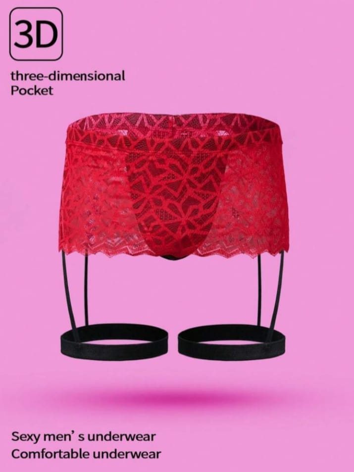 Ruby Lace Harness Brief